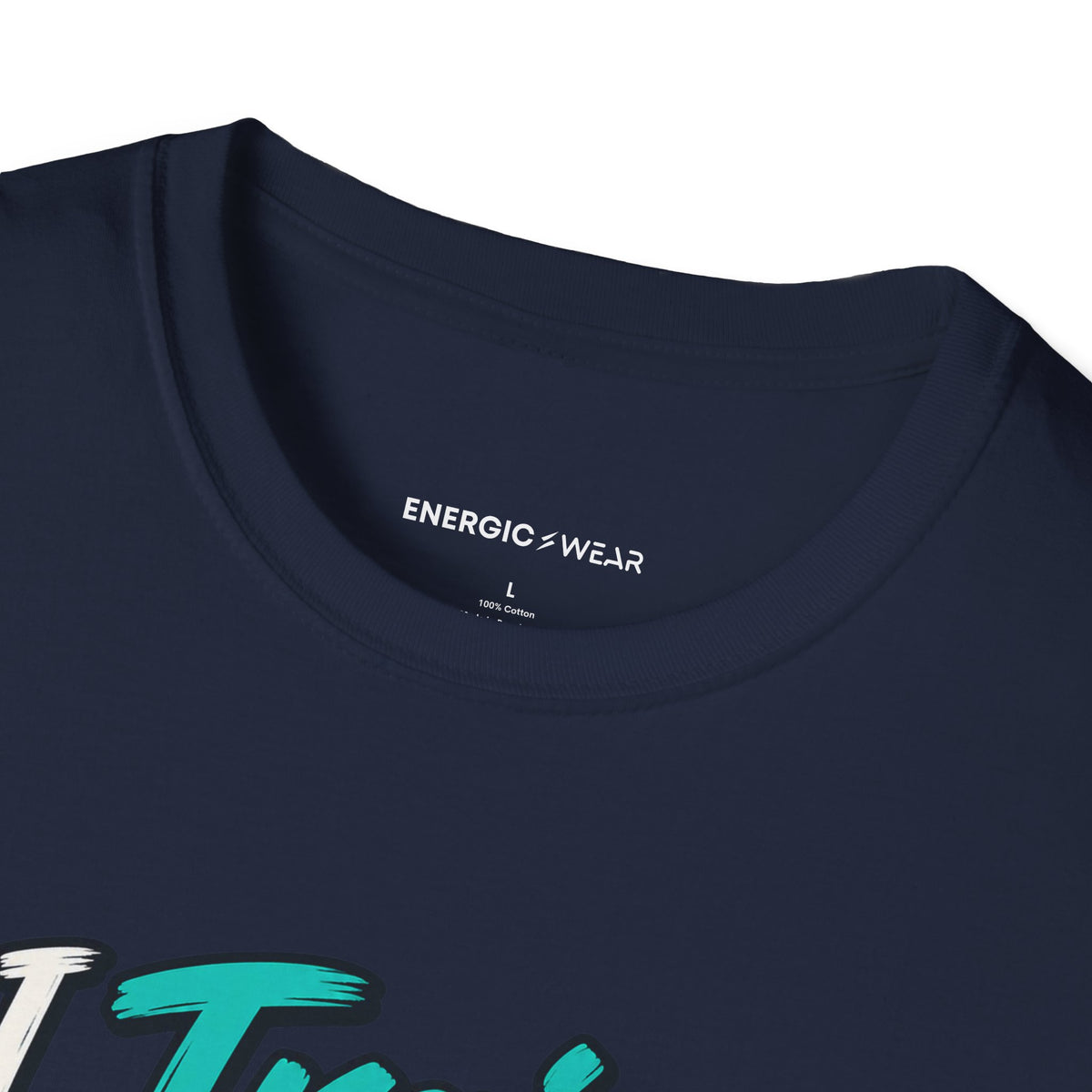 Graphic fitness T-shirt featuring the "I Train for My Own Yes" design.