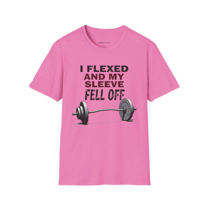 I FLEXED And My SLEEVES FELL Off! Funny Fitness Tee