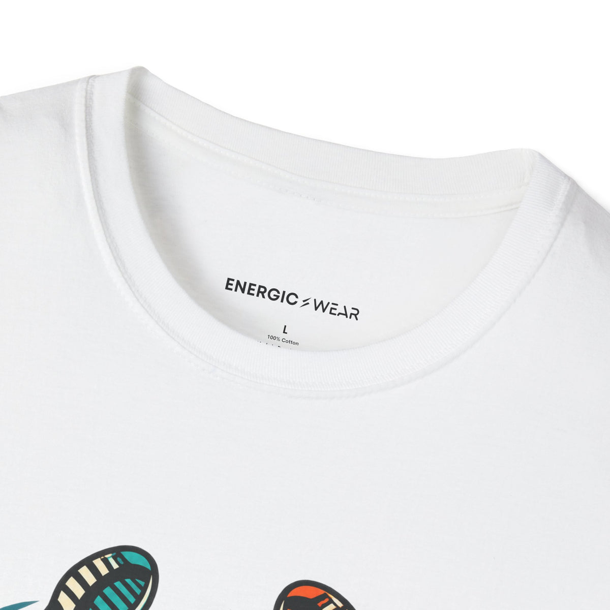 Graphic fitness T-shirt featuring the "She Brings Power to the Eight Count" design.