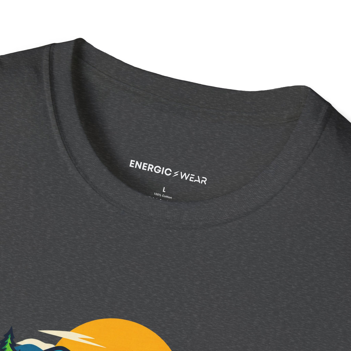 Graphic fitness T-shirt featuring the "I Learned to Enjoy the Middle Mile" design.