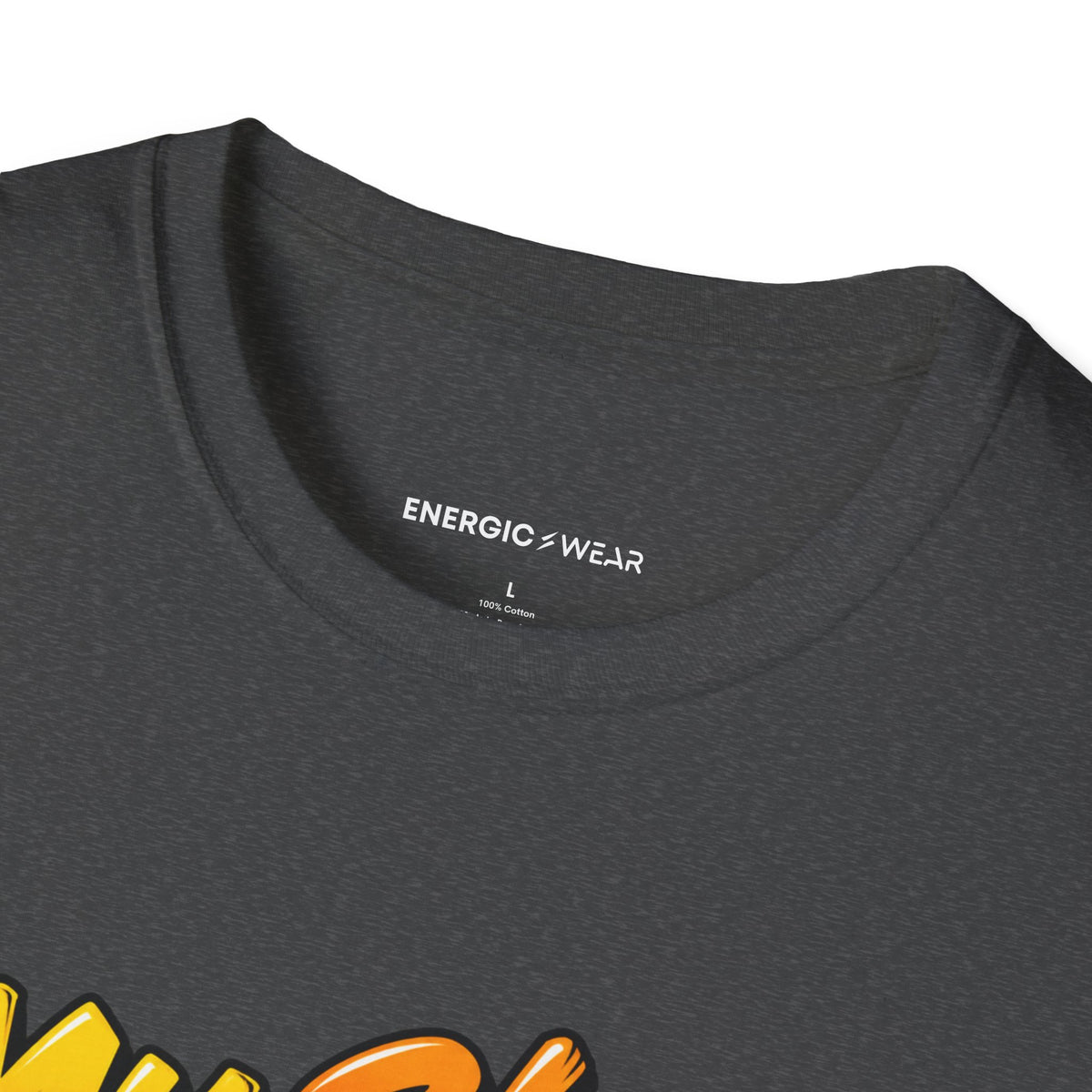 Graphic fitness T-shirt featuring the "My Shoes Squeak with Confidence" design.