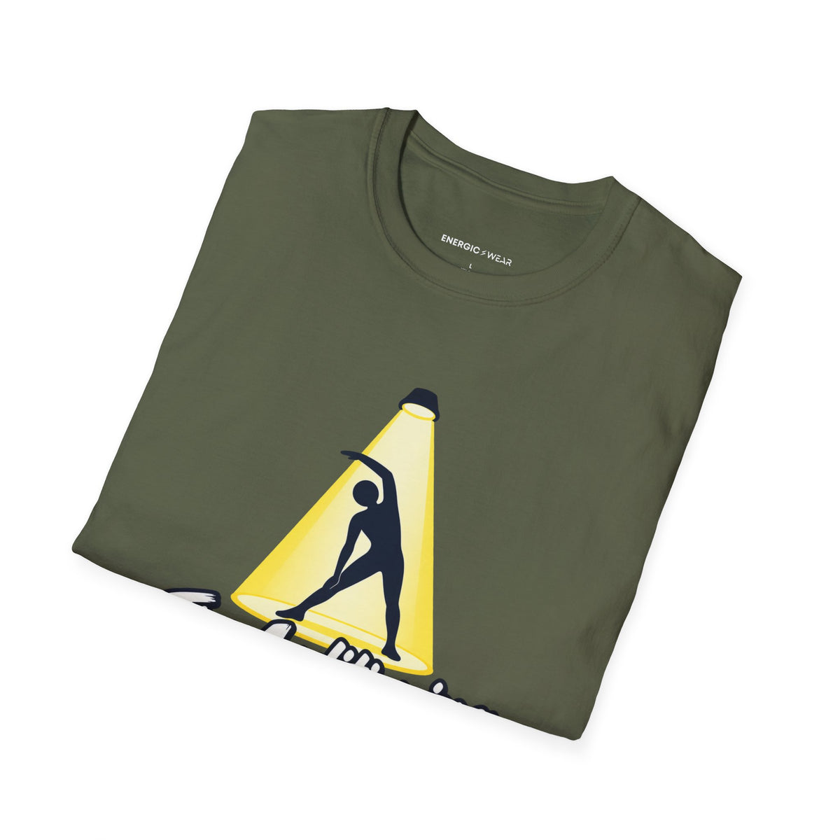 Graphic fitness T-shirt featuring the "I'm Auditioning for the Cooldown" design.