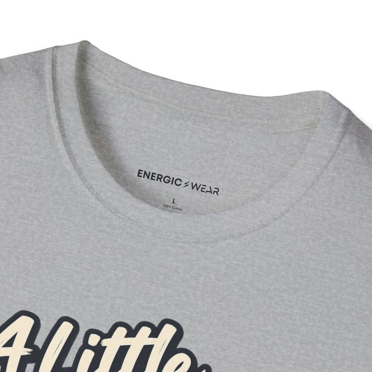 Graphic fitness T-shirt featuring the "A Little Braver Every Session" design.