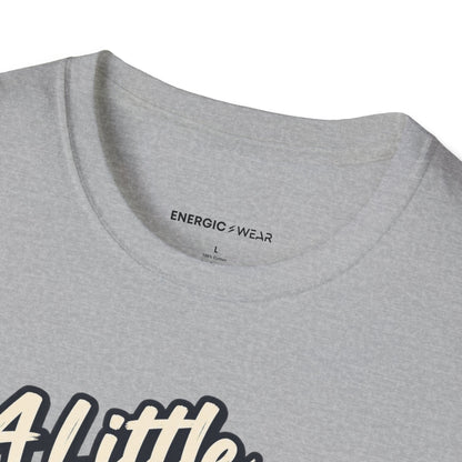 Graphic fitness T-shirt featuring the "A Little Braver Every Session" design.