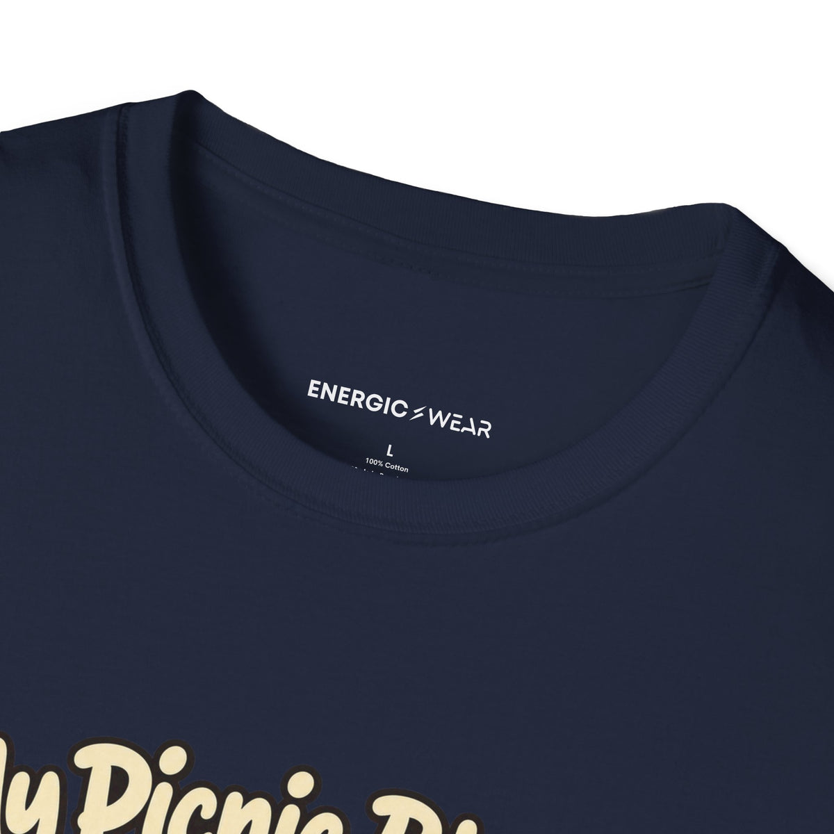 Graphic fitness T-shirt featuring the "My Picnic Blanket Has a Cooldown Reservation" design.