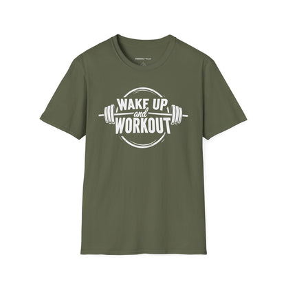 Wake Up and Workout! TShirt - Fitness Motivation Tee
