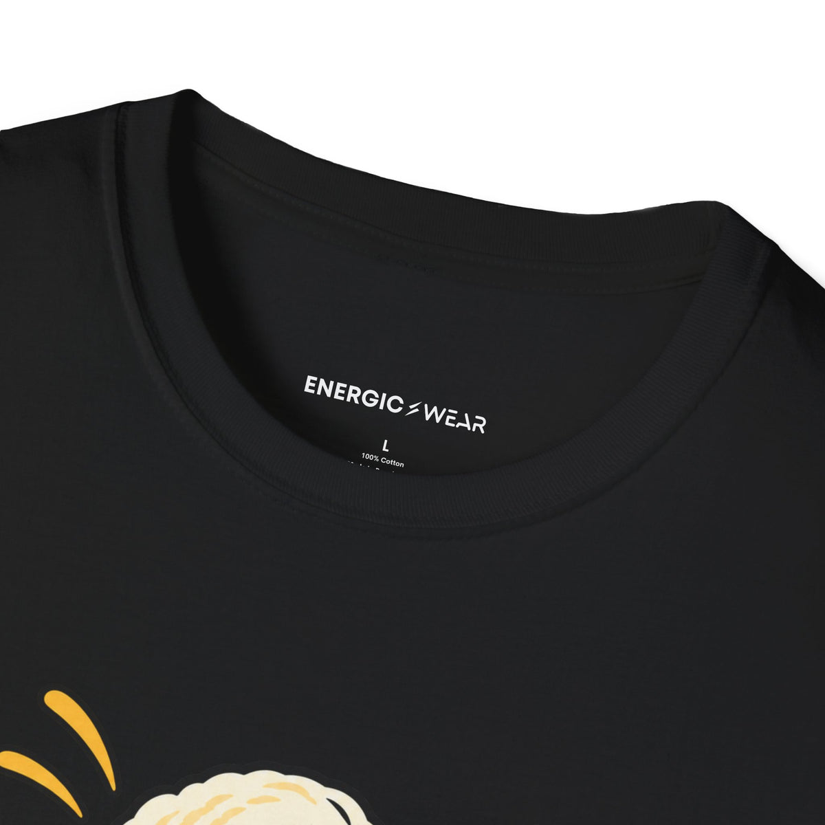 Graphic fitness T-shirt featuring the "The Last Scoop Deserves a Drumroll" design.