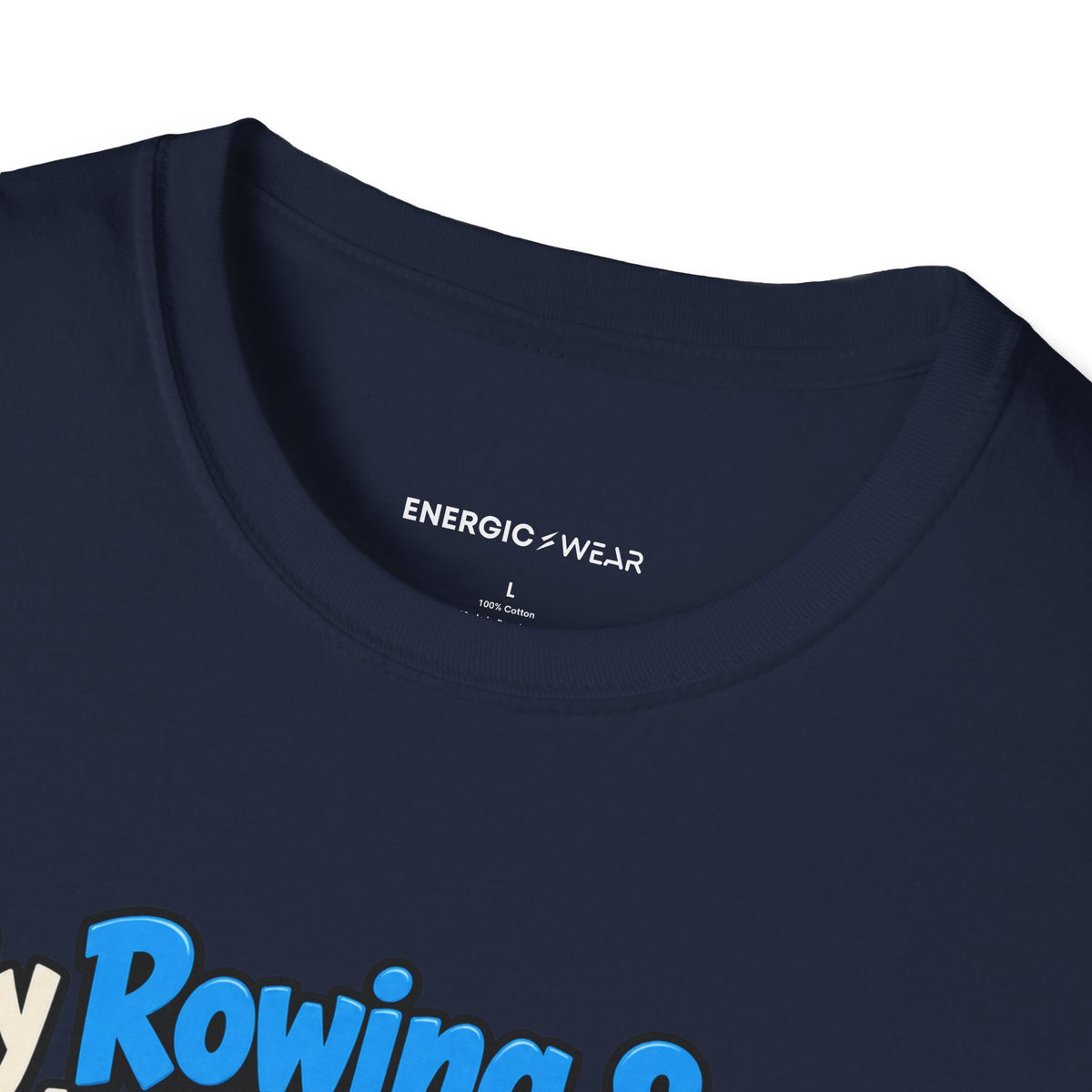 Graphic fitness T-shirt featuring the "My Rowing Split Is None of My Watch S Business" design.