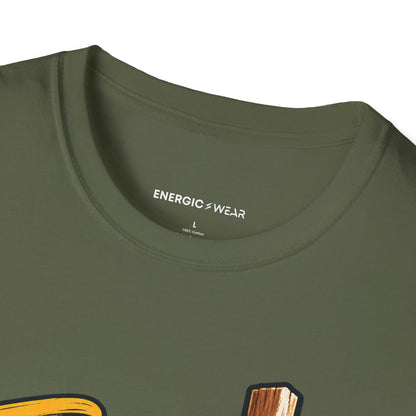 Graphic fitness T-shirt featuring the "Faith Meets Me at the Starting Line" design.
