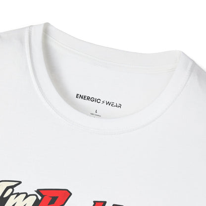 Graphic fitness T-shirt featuring the "I'm Building the Athlete I Used to Watch" design.