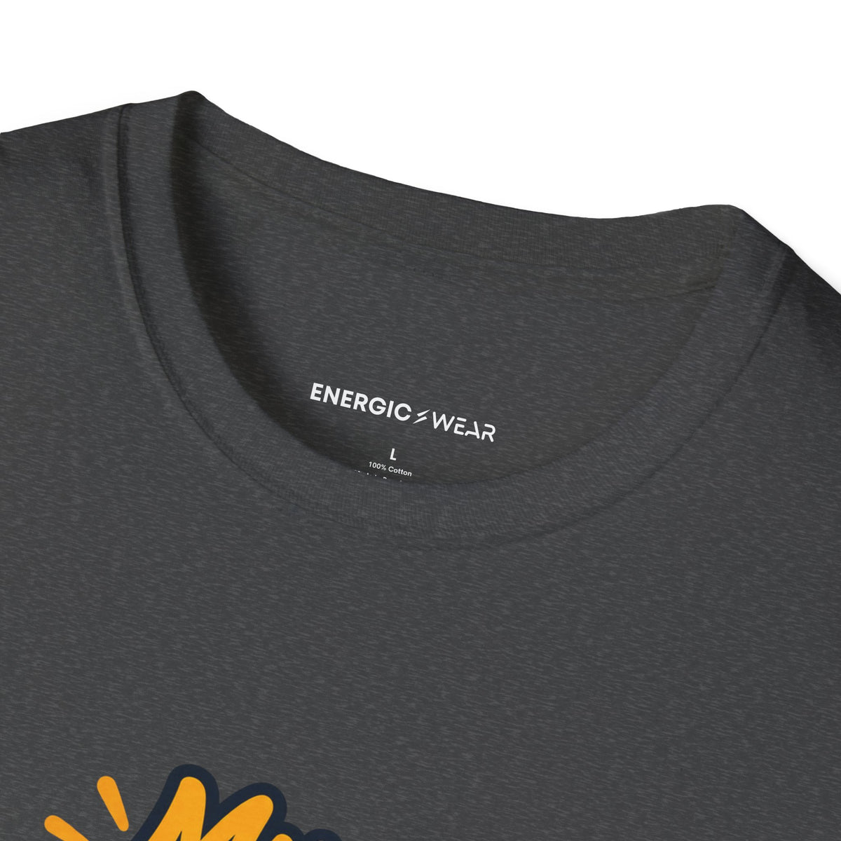 Graphic fitness T-shirt featuring the "My Commute Includes a Little Movement" design.