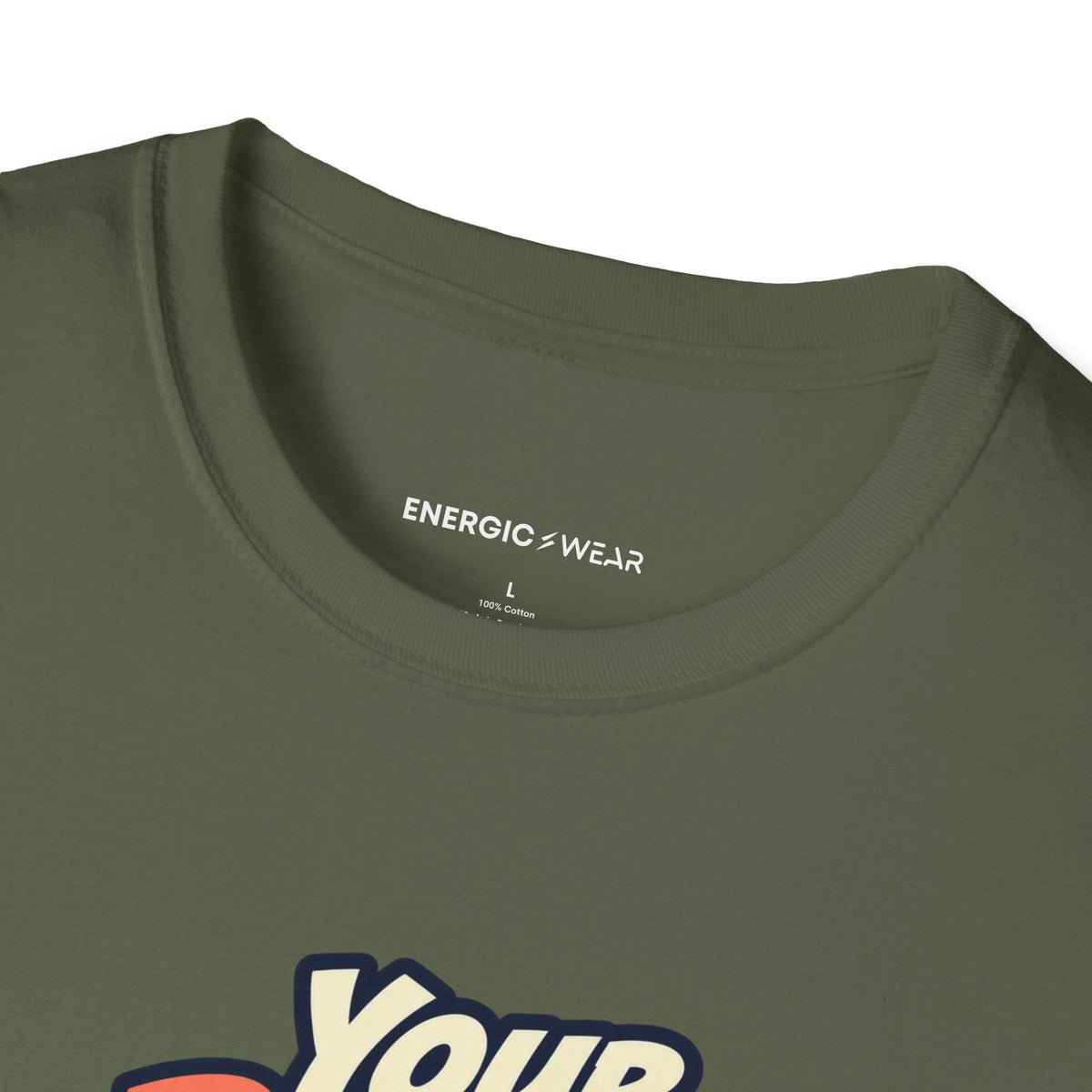 Graphic fitness T-shirt featuring the "Your Rhythm Can Start With One Step" design.