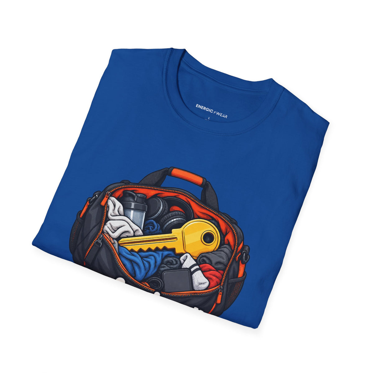 Graphic fitness T-shirt featuring the "Professionally Misplacing My Locker Key" design.