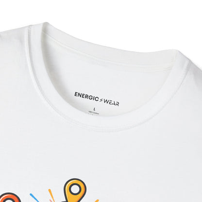 Graphic fitness T-shirt featuring the "My First Five Kilometers Are Personal" design.