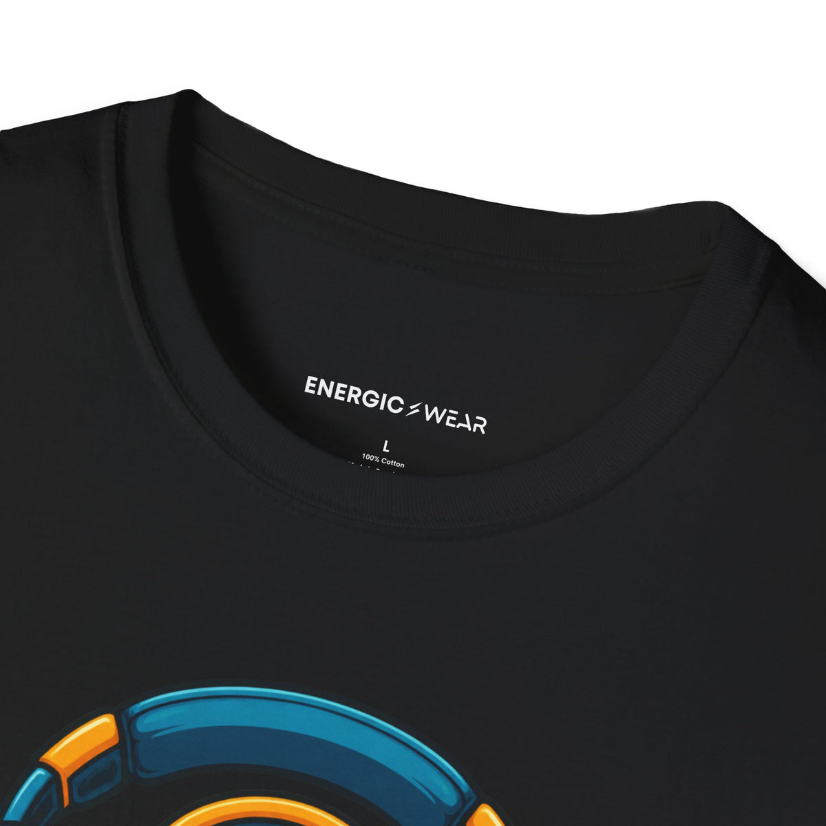 Graphic fitness T-shirt featuring the "I Came With a Playlist and Questions" design.
