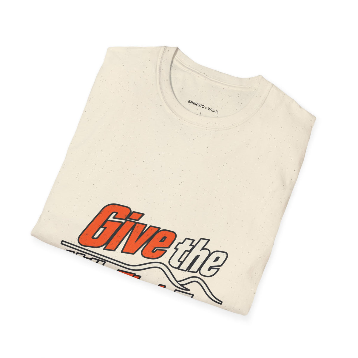 Graphic fitness T-shirt featuring the "Give the Hills Their Turn" design.