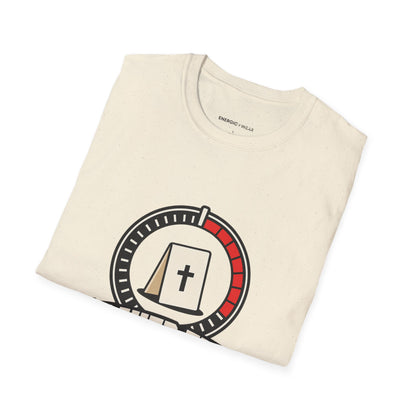 Graphic fitness T-shirt featuring the "Prayer Fits in the Rest Interval" design.