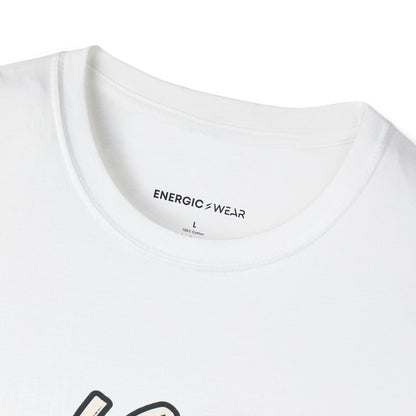 Graphic fitness T-shirt featuring the "I Can Train Hard and Walk Humbly" design.