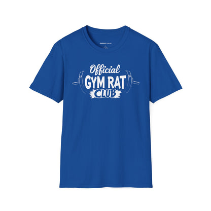 Official Gym Rat Club TShirt – Motivational Lifestyle Tee