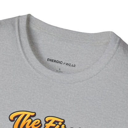 Graphic fitness T-shirt featuring the "The First Ten Minutes Are an Invitation" design.
