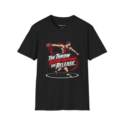 The Throw Begins Before the Release T-Shirt