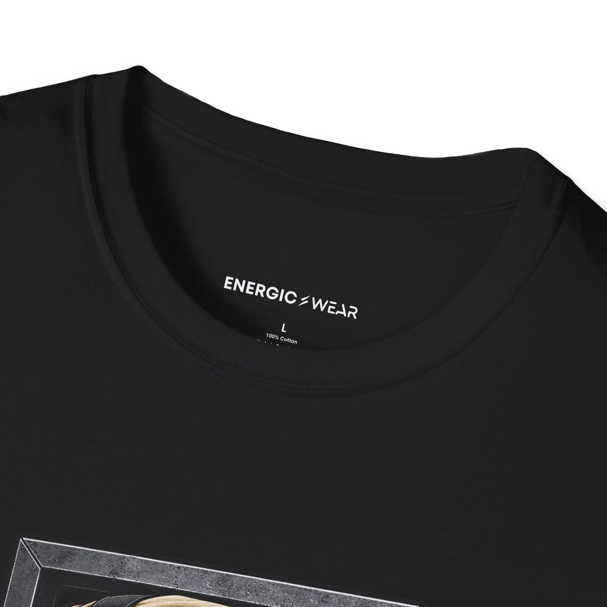 Graphic fitness T-shirt featuring the "My Sandbag Rearranges the Rules of Heavy" design.