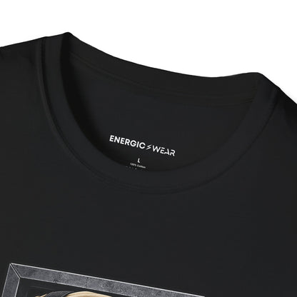 Graphic fitness T-shirt featuring the "My Sandbag Rearranges the Rules of Heavy" design.