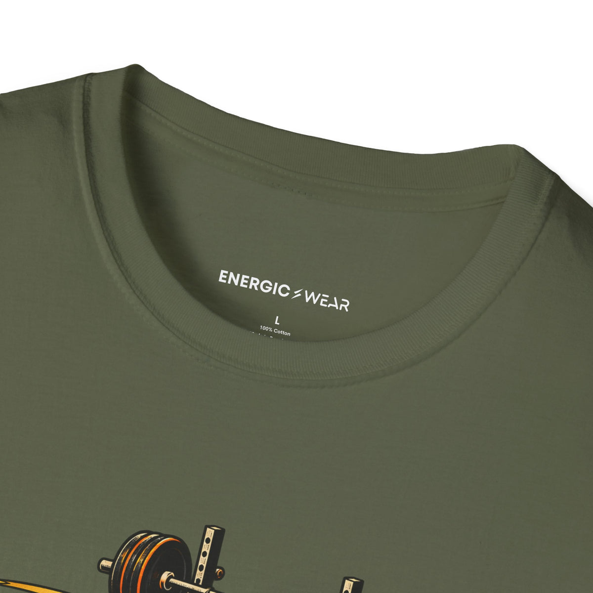 Graphic fitness T-shirt featuring the "My Training Partners Make Ambition Contagious" design.
