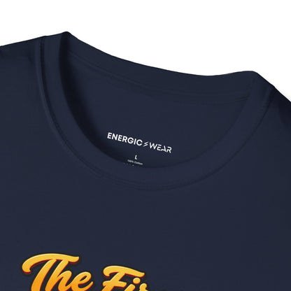 Graphic fitness T-shirt featuring the "The First Ten Minutes Are an Invitation" design.