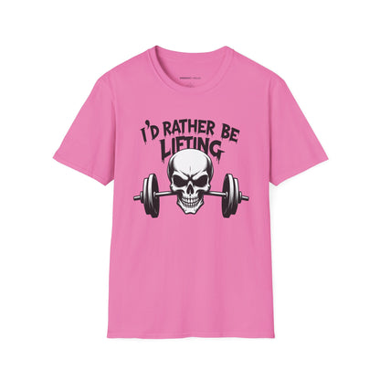 I'D RATHER be LIFTING! Funny Workout Gym Tee