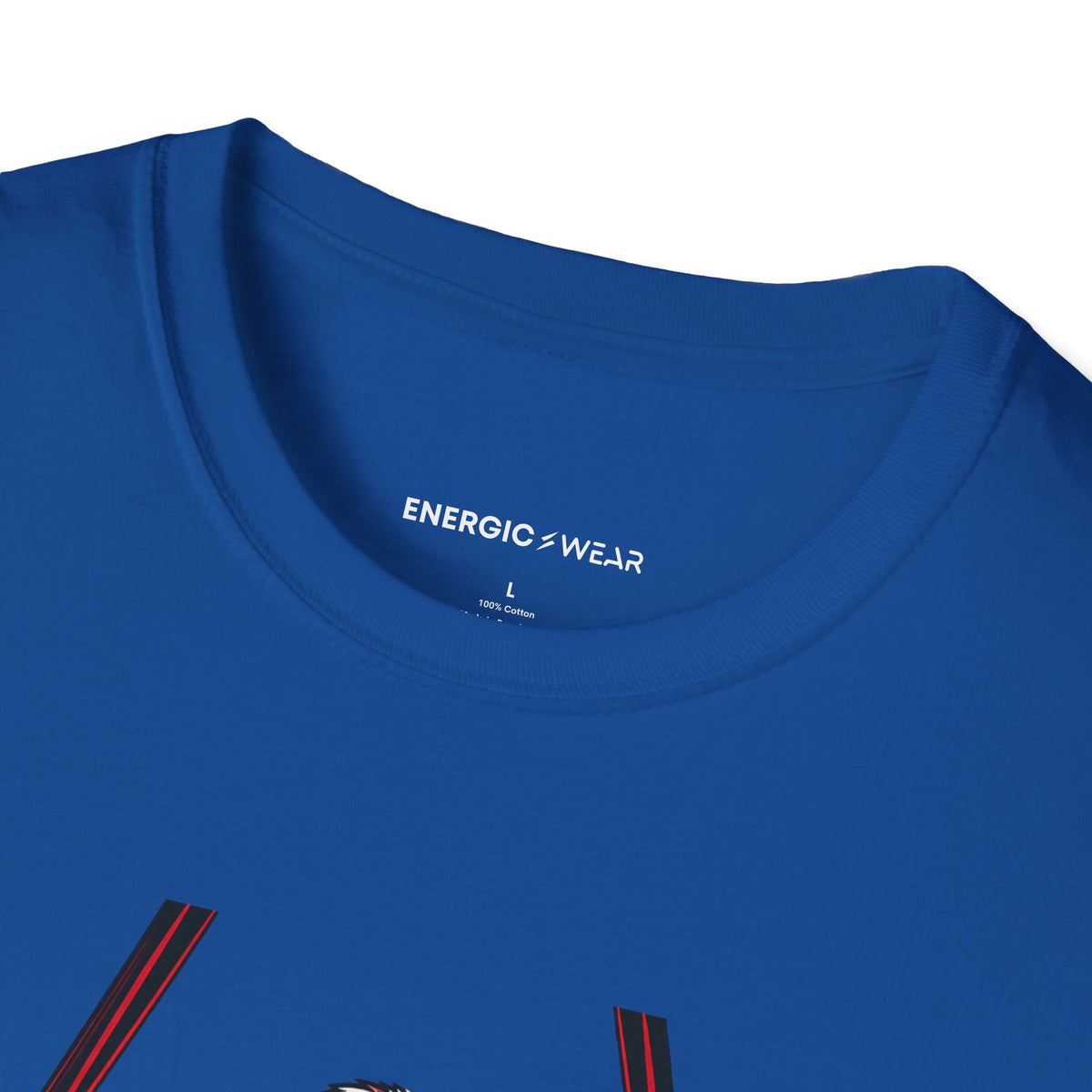 Graphic fitness T-shirt featuring the "Rings Ask Every Muscle to Listen" design.
