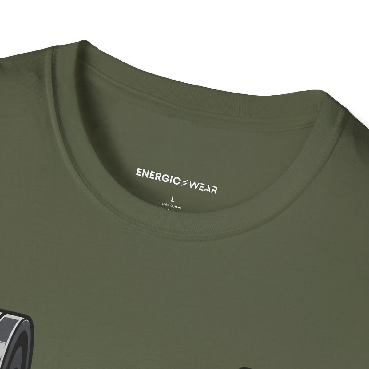 Graphic fitness T-shirt featuring the "The Pause Is Part of the Power" design.