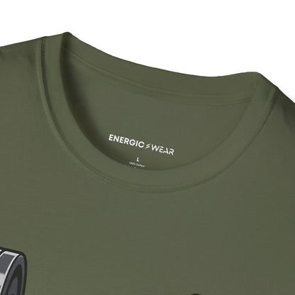 Graphic fitness T-shirt featuring the "The Pause Is Part of the Power" design.