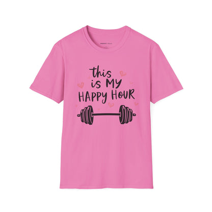 This Is My Happy Hour! TShirt – Funny Workout Tee
