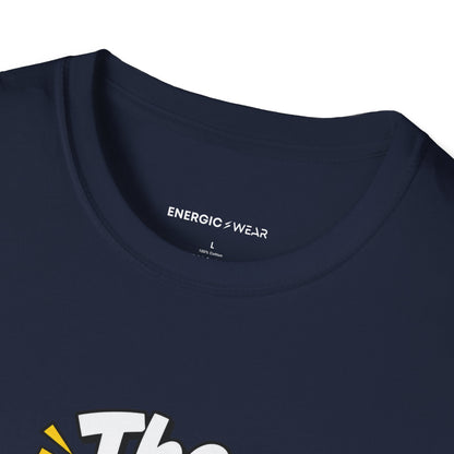 Graphic fitness T-shirt featuring the "The Resistance Band Started It" design.