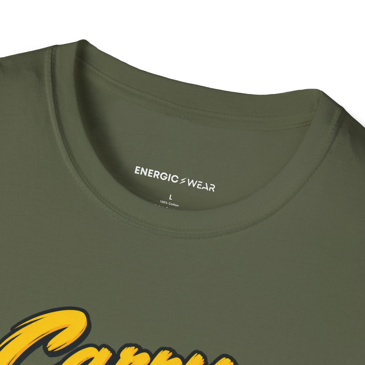 Graphic fitness T-shirt featuring the "Carry the Beat Through the Last Chorus" design.