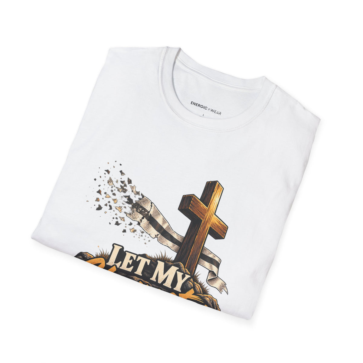 Graphic fitness T-shirt featuring the "Let My Character Outlast My Record" design.