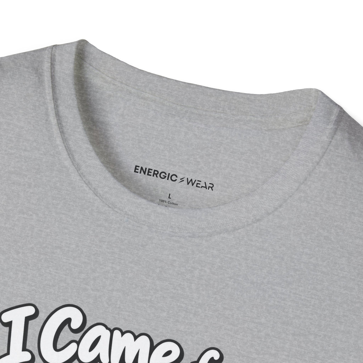 Graphic fitness T-shirt featuring the "I Came for Cardio and Joined a Conga Line" design.