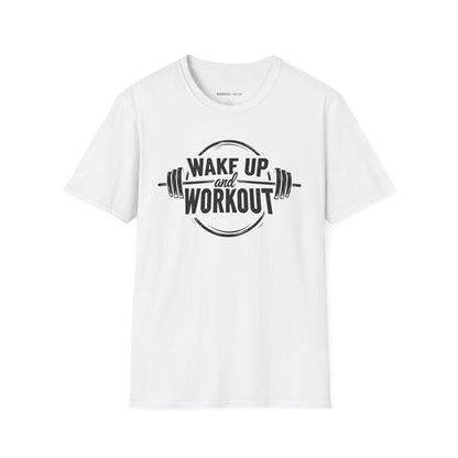 Wake Up and Workout! TShirt - Fitness Motivation Tee