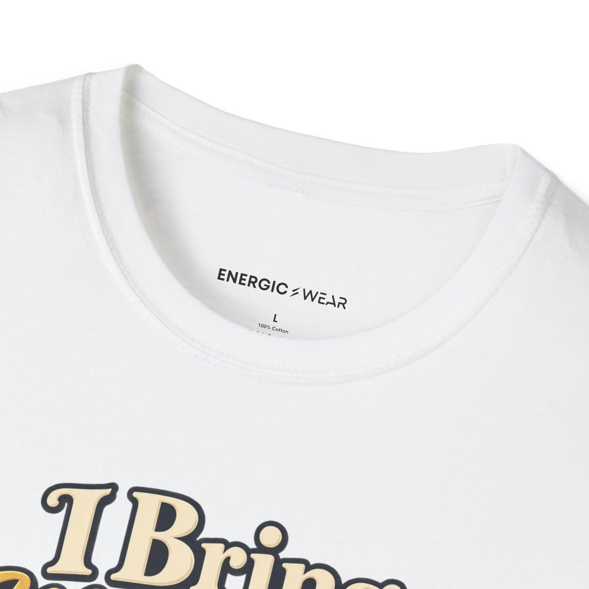 Graphic fitness T-shirt featuring the "I Bring My Nerves and Prayers to Training" design.