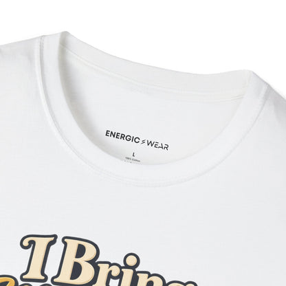 Graphic fitness T-shirt featuring the "I Bring My Nerves and Prayers to Training" design.