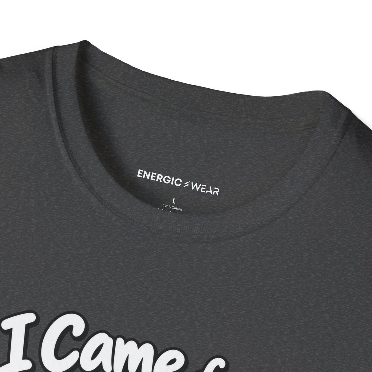 Graphic fitness T-shirt featuring the "I Came for Cardio and Joined a Conga Line" design.