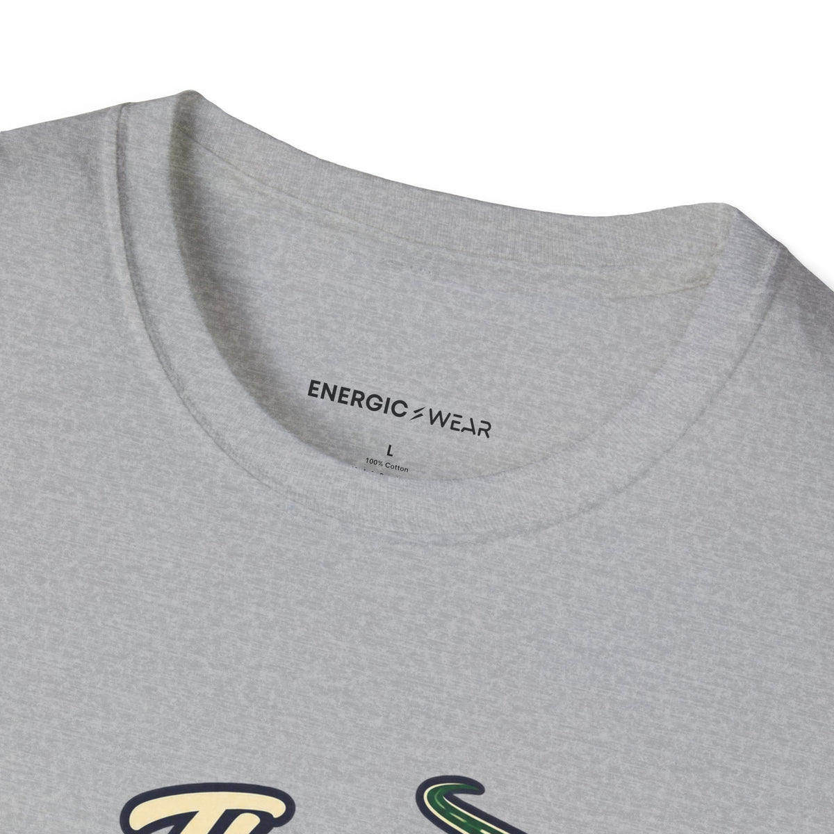 Graphic fitness T-shirt featuring the "The Long Run Starts at the Laces" design.