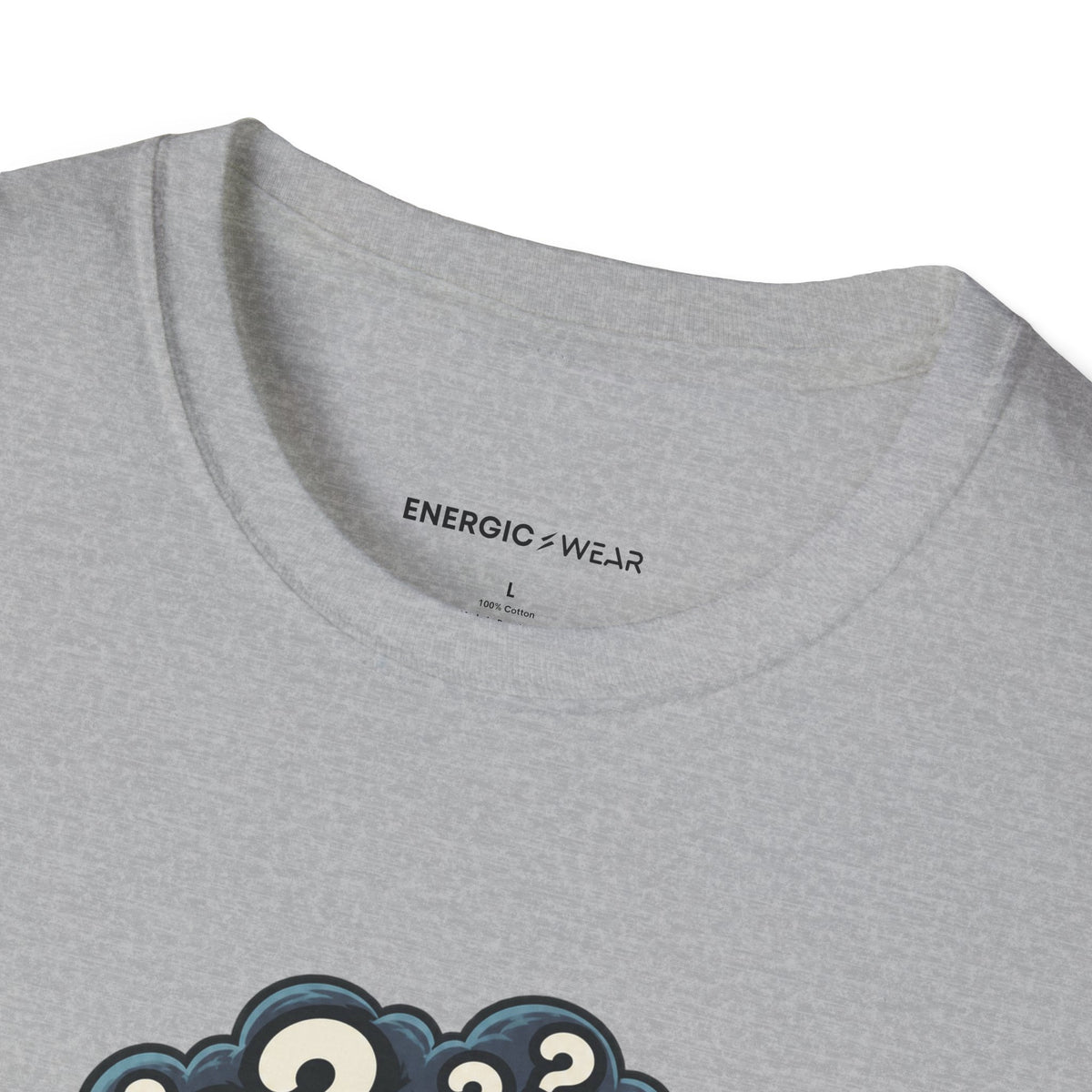 Graphic fitness T-shirt featuring the "I Brought Chalk to a Confidence Problem" design.