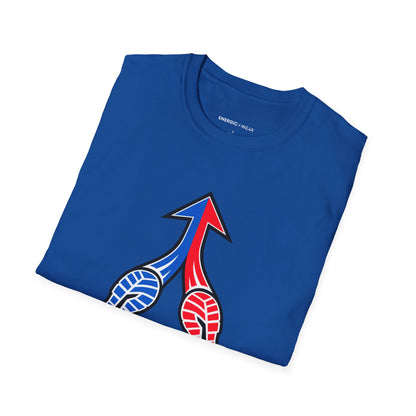 Graphic fitness T-shirt featuring the "Split Stance Unified Effort" design.