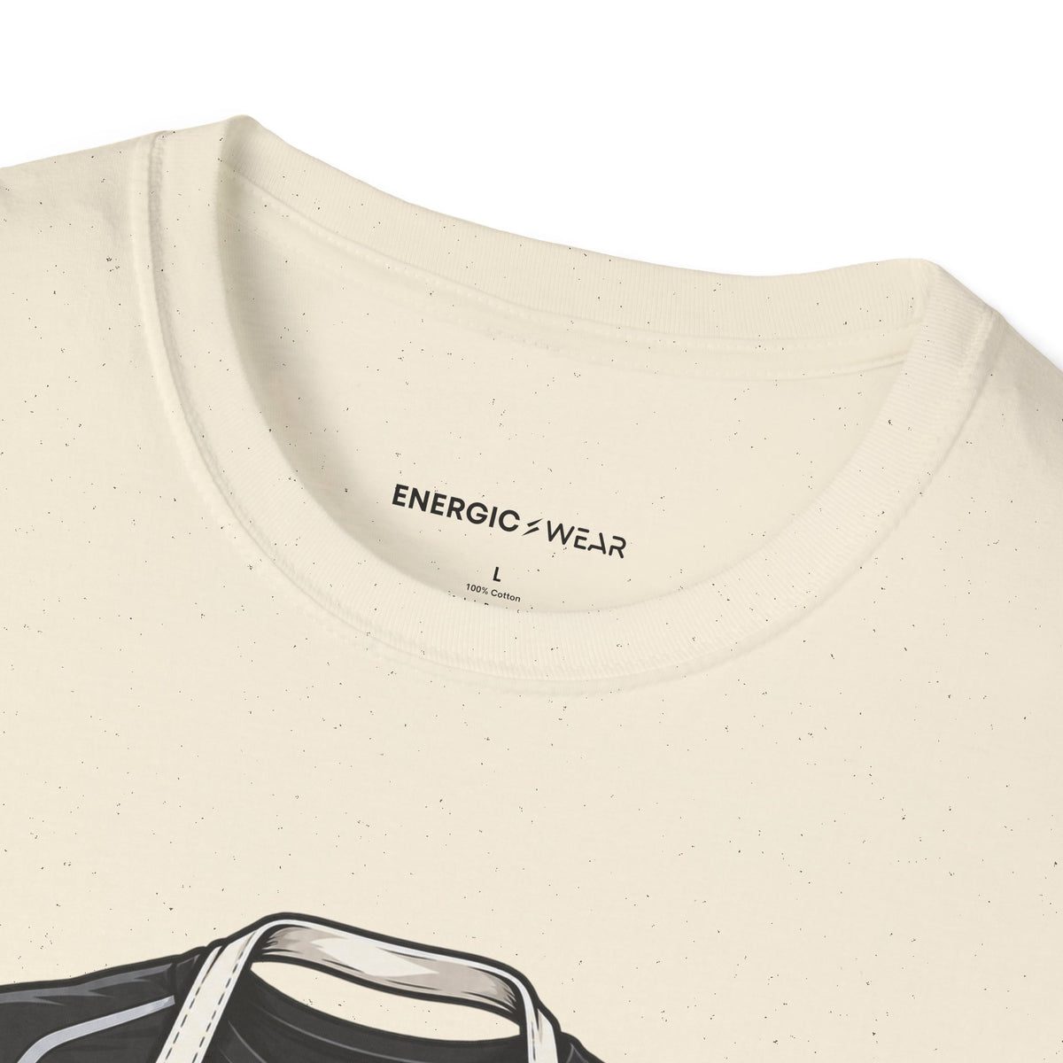 Graphic fitness T-shirt featuring the "My Apron Fits Over My Gym Clothes" design.