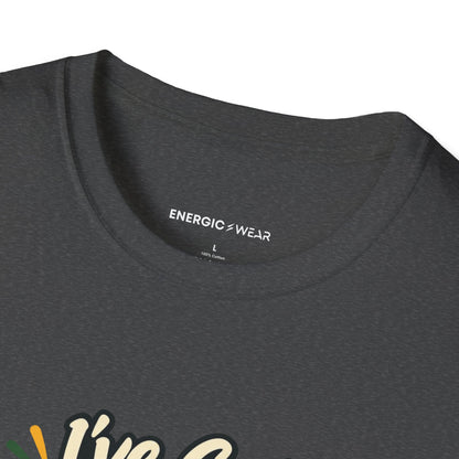 Graphic fitness T-shirt featuring the "I've Got Post-Workout Plans for This Air Fryer" design.