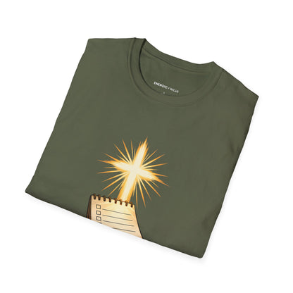 Graphic fitness T-shirt featuring the "Grace Is Welcome on My Off Days" design.