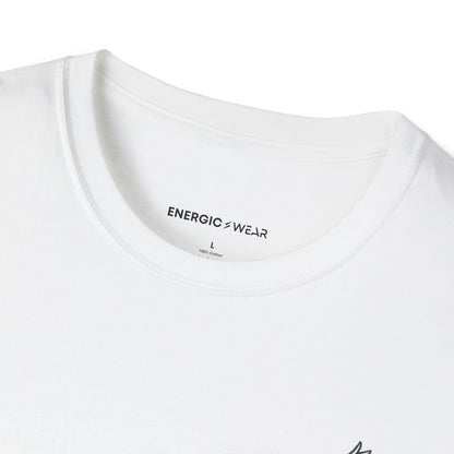 Graphic fitness T-shirt featuring the "Learn the Move, Trust the Practice" design.
