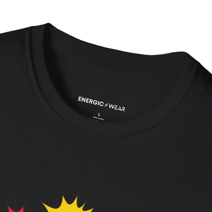 Graphic fitness T-shirt featuring the "I've Reached the Making-Noises Stage" design.